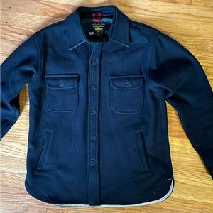 Navy Blue CPO Jacket- Fidelity / Gerald and Stewart / Sperry - size Large